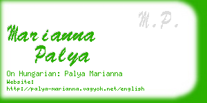 marianna palya business card